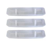 3 Pieces Range Hood Oil Cups Collecting Cups Extractor Hood Accessories Rectangular Reusable Collection Boxes Oil Holder 10.08x2.40inch