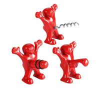 3 Pieces Red Bottle Opener for Men, Creative Beer Bottle Opener Set, Novelty Red Wine Bottle Opener, Interesting Bottle Opener Set, Beer Accessories