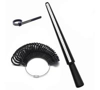 3 Pieces Ring Sizers, Professional Ring Sizer for Ring Diameter Measurement and Finger Size Measurement