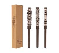 3 Pieces Round Hair Brush Set Hairdressing Hair Accesories For Volumizing And Curling Short Bangs And Root Hairbrush Set