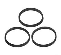 3 Pieces Rubber Drive Belt 9 6mm Wide for Electric Planer Including Models For 1900B 2250077 N1923B Resistant to Aging and Cracking