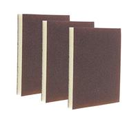 3 Pieces Sanding Sponge Block Set Double Sided Abrasive Pads Fine 240-320 Grit
