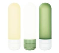 3 Pieces Silicone Travel Bottles For Filling Set Small Bottles Empty Bottles Cosmetic Bottles Travel Shampoo Container