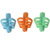 3 Pieces Silicone Two Finger Pencil Pen for Learner