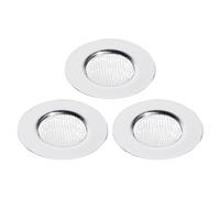 3 Pieces Sink Strainer, Drain Filter, Kitchen Sink Drain Filter, Stainless Steel Filter, Suitable for Kitchen and Bathroom Etc. (Diameter 7.6cm).