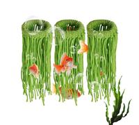 3 Pieces Spawning Mop, Aquatic Plant Shelter, Replacement Breeder Mops For Fishes, 5x15cm, Spawning Device For Aquarium Tank Egg Hatching Hobbyists Enthusiasts.