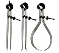 3 Pieces Spring Caliper Set - Inside, Outside & Divider 6" inch (150 mm)-Measuring Tool, Workshop, Toolroom