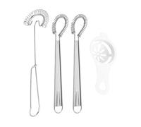 3 Pieces Spring Mixer, 1 Piece Egg Liquid Separator, Stainless Steel Kitchen Utensils, Baking Tools, Kitchen Supplies.
