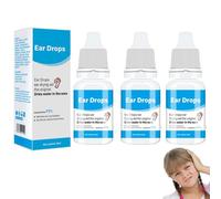 3 Pieces Swimmers Ear Drop, 20ml Ear Drying Drop for Swimmer, Adult Earache Drops for Clogged Ears, Fast, Natural for Adults & Kids