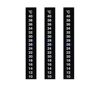 3 Pieces Temperature Meter Sticker Stick-on Thermometer Strip Fish Tank Water Temperature Sticker for Wine Beer Home Brew Aquarium Fish Tank