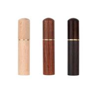 3 Pieces Toothpick Holder,Toothpick Holder Portable Wood,Toothpick Case,Toothpick Pocket Box,Toothpick Case Waterproof Handmade Craft, Suitable for Storing Toothpicks,Needles,Pills,Cotton Swabs