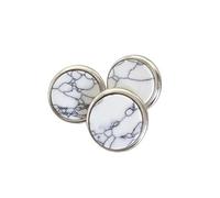 3 Pieces Trumpet Finger Button Repair Accessories Copper Valves Buttons Replacement for Quick Fixing Solution Finger Buttons