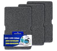 3 Pieces Tumble Dryer Filter 240 x 155 x 10 mm with the Original Code 2964840100 2964840200 for Beko for Grundig for Blomberg for ElektraBregenz - MONTERAL