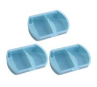 3 Pieces Two-Pack Medicine Box, Mini Medicine Box, Portable Medicine Box, Plastic Medicine Box, Travel Supplies.