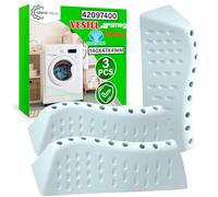 3 Pieces Washing Machine Drum Paddle 140x47x41 mm with Original Code 42097400 for Vestel for Smeg for Amica for Daewoo - Warranty 5 Years - ONIX TECH