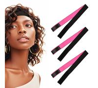 3 Pieces Wig Band for Melting Lace Adjustable Wig Edge Band Elastic Grip Headband to Hold Wigs in Place (3.0cm)