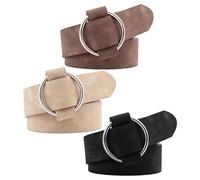 3 Pieces Women'S Wide Belt, Simple Casual Accessories, Retro Belt, Pu Leather Belt, Clothing Accessories.