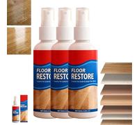 3 Pieces Wood Floor Restorer, Laminate Wood Floor Cleaner Liquid, Quick Drying Floors Polisher Restore Scratch Remover Cleaning Supplies Repair Cleaner Spray for Stone Tile Living Room Bedroom Kitchen
