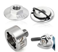 3 Pieces X-LOCK Adapter to M14 Thread with Quick Release Nut Flange Lock Nut for Diamond Drill Cutting Blade Angle Grinder Cutting Disc Adapter