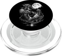 3 Pigeon Howling At Moon Vintage Funny 80s-90s Graphic PopSockets PopGrip for MagSafe