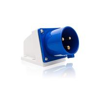 3 Pin Blue Industrial Plug IP44 32A 240V Replacement Plugs for Camping Caravan Industrial