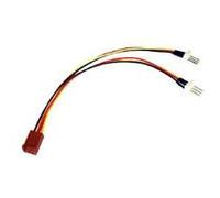 3-Pin Fan (F) to 2 x 3-Pin Fan (M + M) 0.15m OEM Internal Splitter Cable