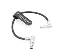 3 Pin Fischer Right Angle to Rotatable 2 Pin Male Right Angle Power Cable for Teradek Bolt SmallHD Monitor from ARRI Alexa Mini XT 14.8 V Port Alvin’s Cables