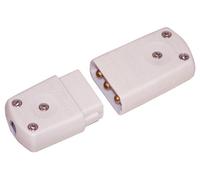 3 Pin In-line Connector, White