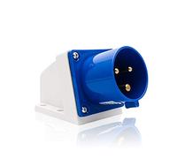 3 PIN Industrial Field Plug Socket, IP44 16A / 32A 240V Replacement Sockets for Camping Caravan Industrial