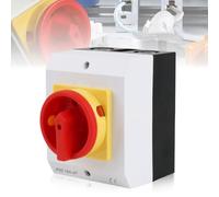 3-Pin Main Switch, 16A Main Switch, Circuit Breaker, IP65 Isolator Switch, Load Disconnect Switch, Surface-Mounted Switch with Plastic Housing, Rotary Switch for Connecting Switches and Disconnecting