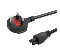 3 Pin Mains Power Lead 1.5m Computer Power Cable Compatible With PS4 PS5 Samsung LG Philips Toshiba TV Laptop & Printer UK Plug Power Adapter Charger Cable 1.5 Meter