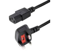 3 Pin Mains Power Lead 3m Computer Cable Power Cable Compatible With PS4 PS5 Samsung LG Philips Toshiba TV Laptop & Printer UK Plug Power Adapter Charger Cable 3 Meter