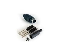 3 PIN Mini DIN Male Solder Connector Audio Video & Data Cable End Plug SVHS