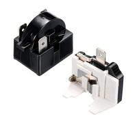 3 Pin PTC Refrigerator Starter Relay with 4.7 Ohm Overload Protector, Compatible for 1/2HP Fridges and Beverage Freezers.