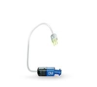 3-Pin RIC Replacement Wired Receiver - Hearing Aid Part SDS 4.0 - Size 0 - M/Medium - Left/Blue Ear - Compatible with Phonak, Unitron, Hansaton, Audicus, Costco Kirkland, Sennheiser - PACIFICNORD