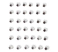 3-Pin Tactile Keyboard Switches,36-Pack Clicky Mechanical Keys 50G Force For MX Boards,50M Lifespan For Gaming Typing, Fits for REDRAGON E-Yooso(Brown)