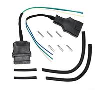 3 Pin Truck Plow Wiring Harness for Western Fisher Snow Plough Side Maintenance Cable Heavy Duty ABS Black Connector Kit