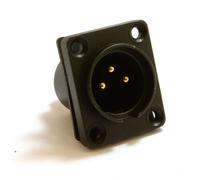 kenable 3 Pin XLR Microphone Chassis Panel Mount Solder Terminal Socket & Seal