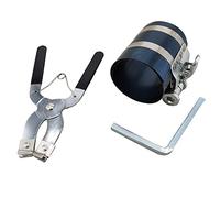 3" Piston Ring Ratchet Type Compressor Clamp Engine Piston Ring Compressor Tool Installer Band Ratchet Tool Compressor Clamp 53-175mm