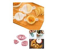 3 PK Dumpling MOLDS -Dough Press, Meat Pie Pastry Sealer -Samosa, Pasty Cutter, Empanada, Ravioli (PK3 Dumpling Molds)