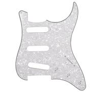 3-Ply 11-Hole Colorful Celluloid Guitar Pickguard Scratch Plate for Stratocaster SSS Electric Guitars, Compatible with Standard Models, PVC Material, Easy Install No Rewiring, 1 pc