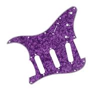 3 Ply 11 Holes Colorful Celluloid Guitar Pickguard Scratch Plate For SSS Guitar Standard Models Guitar Replacement Pickguard (Color : 10)