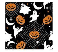 3-Ply Daisy Halloween Theme Decoupage Serviettes Tissue Paper Napkins Serviettes 33cm x 33cm - Pack of 20 (Scary Halloween Pattern)