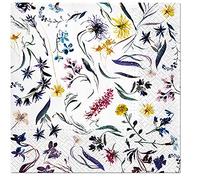 3-Ply Decoupage Tissue Paper Napkins Serviettes 33cm x 33cm - Pack of 20 (Flowers Memory)