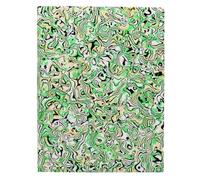 3-Ply Guitar Pickguard 24x31DIY Material Blank Pick Guard Scratch Plate Sheet for Strat Tele Electric Guitar Jazz Precision Bass (Multicolored green shell)