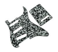 3 Ply Snow Leopard Stripe color for For ST SSS Electric Guitar Pickguard with Back Plate Guitar Replacement Pickguard