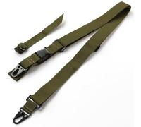 3 Point Tactical Rifle Sling Three Point Gun Weapon Strap Airsoft Hunting Military (Army Green)