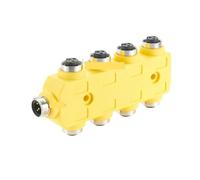 3 Pole 8 Port 7/8" A-Size MPIS Side Mount Parallel-Wired Distribution Aux Power Junction Box