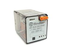 3-pole Control Relay 60.13.8.230.0040 Finder 230VAC 3PDT 601382300040