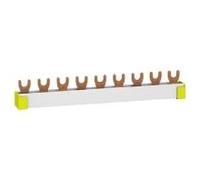 3-pole phase rail fork 9MOD. 63A - 3-p phase busbar 10mm² 166 mm